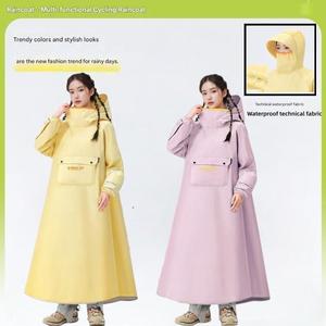 <span class=keywords><strong>Impermeable</strong></span> Ligero, Cortavientos, Desechable, para Todo el Cuerpo, para Adultos, con <span class=keywords><strong>Capucha</strong></span> Larga y Gruesa, para Campamento, Excursiones al Aire Libre - Product Image 3