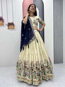 ชุดแต่งงานแบบดั้งเดิม lehenga choli กับ lehenga choli เพื่อการส่งออกจากอินเดีย - Product Image 2