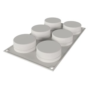 Molde de Silicona para Repostería, 6 Piezas, Mini Vestido (7cm), Herramienta para Hornear y Repostería Silikomart, Modelo 26 377 13 0065 - Product Image 2