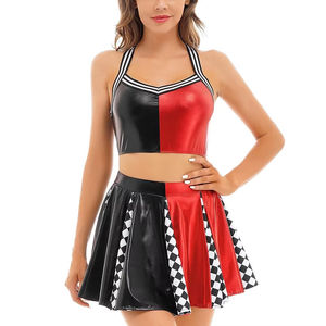 Uniformes de pom-pom girl pour femmes à séchage rapide les plus tendances avec impression de logo personnalisé ensembles de prix d'usine - Product Image 2