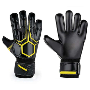 Latest Design Wholesale Customized Leather Goalkeeper Gloves for Outdoor Use with Adjustable Wrist <b>Strap</b>-Unisex - Product Image 1