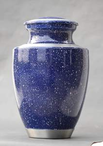 Adult Cremation <b>Urns</b> for Male/Female Funeral <b>Urn</b> for Human Ashes Decorative <b>Urns</b> for Ashes <b>Large</b> Keepsake Box (Royal Blue) - Product Image 3