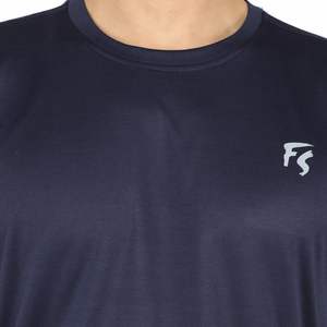 T-shirt de sport pour homme 100% coton noir à manches courtes respirant en tissu jersey 180g, disponible en variantes compressées 200g - Product Image 6