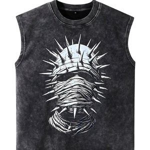 T-shirt pour homme en coton 100% personnalisé, impression intégrale, design personnalisé, surdimensionné, imprimé DTG, manches courtes/sans manches - Product Image 1