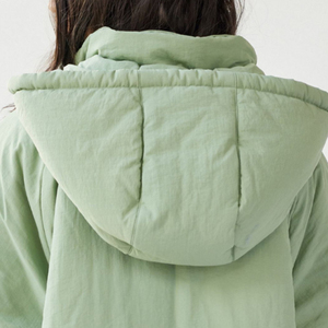 Chaquetas Acolchadas con Cierre y Relleno de Algodón Estampadas OEM, para Mujer, Color Sólido, Transpirables, Ajuste Holgado, Diseños de Moda - Product Image 3