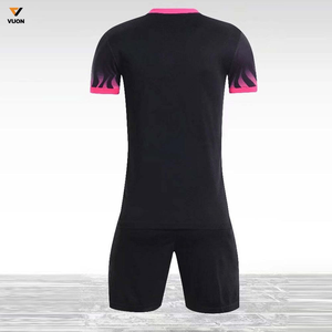 Maillot de football personnalisé OEM à manches courtes, séchage rapide, respirant, imperméable, uniforme de football par sublimation, vente en gros - Product Image 3