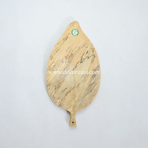 Bandeja de madera natural para servir utensilios de cocina ecológicos Plato decorativo para servir comidas o aperitivos - Product Image 6