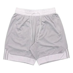 กางเกงขาสั้นผ้าใบแห้งเร็วสำหรับผู้ชายกางเกงขาสั้นออกกำลังกายฟิตเนสวิ่งออกกำลังกายฟิตเนสแบบวินเทจสีพื้นโลโก้2024ออกแบบได้เองแบรนด์ใหม่ฤดูร้อน - Product Image 1