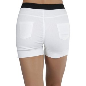Pantalones cortos de motociclista para mujer con bolsillos-Pantalones cortos de yoga para mujer Regular y de talla grande para gimnasio y yoga - Product Image 4