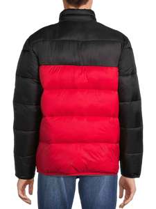 Custom Logo Men's Winter Puffer <b>Jackets</b> Winter Wear Puffer Clothing Male Classic Autumn Warm <b>Jackets</b> Men's Black & <b>Red</b> Pennal - Product Image 2