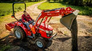 Venta caliente Massey Ferguson FLx2407 Mini tractor agrícola para agricultura 4WD Tractor utilitario compacto a precio de fábrica OEM disponible - Product Image 5