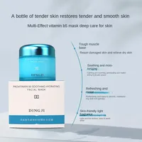 Masque facial en boue pour le sommeil à la vitamine B5 B6 et au collagène DINGJI, prix de gros, pour éclaircir la peau (nouveau)