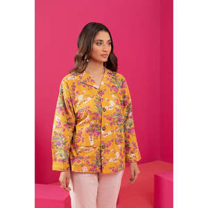 Camisa Khaddar con Estampado Floral WGK-KDW-DP-3007, Elegante Camisa Khaddar con Estampado Floral - Product Image 3