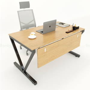 BFVB006-VBamboo 140x80cm Melamine <b>Desk</b> Minimalist Luxury Sit Stand Office Computer Table with Assembled Legs - Product Image 2
