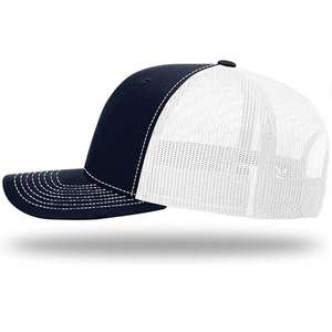 High Quality Cycling Outdoor Beach Fishing Mesh Canvas 6-Panel Unisex Custom Embroidered Trucker <b>Hat</b> - Product Image 1