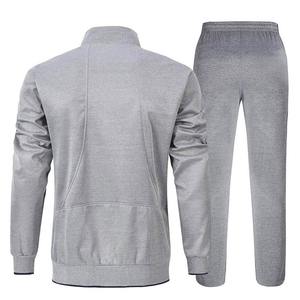 Venta al por mayor logotipo personalizado Jogger algodón deporte al aire libre hombres ropa deportiva chándal hombres 2 piezas conjunto Sudadera con capucha conjuntos hombres chándal - Product Image 2