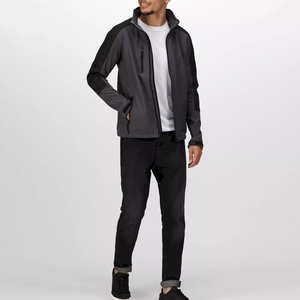 Chaqueta Softshell personalizada XL para hombre, ropa de abrigo de rendimiento con capucha de lona transpirable, ropa de invierno ligera resistente al agua - Product Image 5