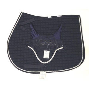 Almohadilla de sillín de caballo inglés Almohadilla de sillín de caballo ecuestre Prime Dressage Almohadillas de sillín de caballo Color negro Algodón - Product Image 2