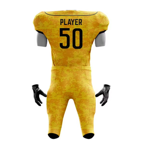 Maillot de football américain personnalisé, vêtements de sport, uniformes, vente en gros, ensemble d'uniformes de sublimation pour hommes, court respirant, nouvel arrivage - Product Image 6