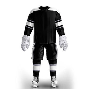 Vêtements de sport en polyester confortables personnalisés pour adultes, services ODM/OEM disponibles, ensemble d'uniformes de hockey respirant - Product Image 5