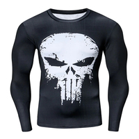 Maillots de bain Rash Guard personnalisés à logo, de haute qualité, pour le Jiu-Jitsu et le fitness, à manches longues, imprimés, pour hommes, séchage rapide, vente en gros