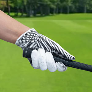 Guantes de golf personalizados de calidad superior con sensación de cuero suave y bordado personalizado disponible para promoción de Marca - Product Image 5