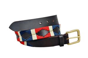 Ceinture décontractée en cuir véritable imprimé élégant POLO, fabriquée à la main en cuir pleine fleur tanné végétal, alliage unisexe, durable et écologique - Product Image 2