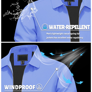 Wholesale High Performance Lightweight Windbreaker <b>Jacket</b> for Men Relaxed Regular Fit Classic Style <b>Zip</b> <b>Up</b> Fashionable <b>Jacket</b> - Product Image 6