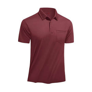 Hommes pour Polo Slim Fit à manches courtes T-shirt élégant à col Logo brodé personnalisé tricoté décontracté imprimé en vrac en gros - Product Image 1