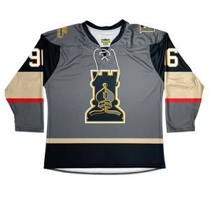 OEM Superventas Sublimado Adulto Hockey Sobre Hielo Jerseys Tackle Sarga Jugador Nombre Número Logo Precio Bajo 100% Poliéster Equipo Personalizado - Product Image 3