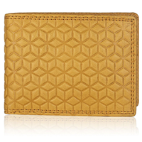 Portefeuille Homme Slim Bifold Vintage Fait Main en Cuir Véritable avec Doublure Satinée, Protection RFID, Fenêtre Courte pour Carte d'Identité et Porte-Cartes CROSS