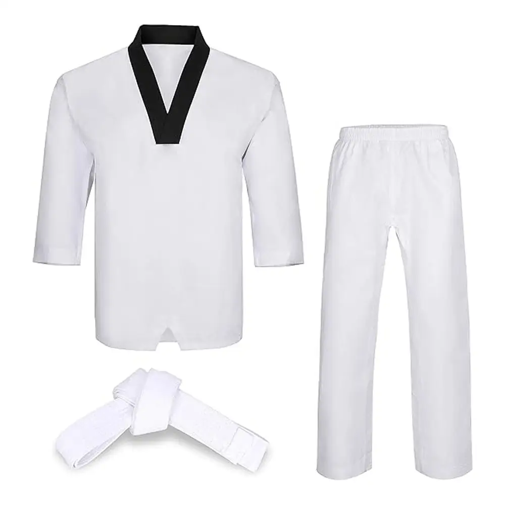 Martial Arts White Taekwondo Judo Karate Uniforms Custom Taekwondo Uniforms For Taekwondo Uniforms 2024