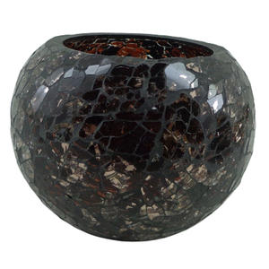 Portavelas de Metal de diseño clásico, portavelas de pátina gris para sala de estar y decoración de bodas - Product Image 4