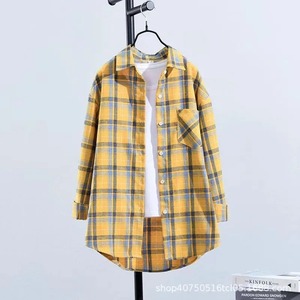 เสื้อผู้หญิงผ้าฝ้าย100% โอเวอร์ไซส์เสื้อเชิ้ตระบายอากาศได้ดีพิมพ์ลายลำลองฤดูร้อน - Product Image 5