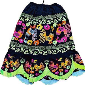 กระโปรงผ้าลูกฟูกปักลายฮาวายสำหรับผู้หญิงคุณภาพสูงขนาดใหญ่พิเศษสำหรับฤดูร้อน - Product Image 2