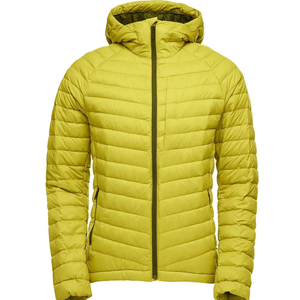 Veste matelassée rembourrée à fermeture éclair, tissu teint pour l'extérieur, poche, randonnée, logo personnalisé pour homme, coupe-vent, ripstop, à capuche - Product Image 1