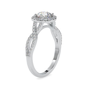 Anillo de compromiso de oro de 14k para mujer, joyería de diamante de Halo para boda, precio al por mayor, sortija de plata de ley S925 para mujer - Product Image 4