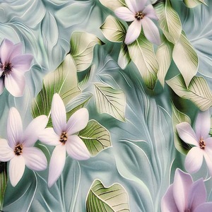 Digital Printed Custom <b>Flower</b> Rayon Designer Cheap Price High Quality Digital Printed Rayon Fabric for Woman Dress - Product Image 5