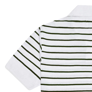 Men's Striped for Shirt Short Sleeve Casual Smart Casual Breathable Quick Dry Lightweight <b>Classic</b> Collar Polyester/Cotton - Product Image 4