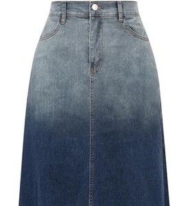 กระโปรงยาวผ้ายีนส์ฤดูหนาวสำหรับผู้หญิงมีกระดุมสำหรับ2025สไตล์ลำลองกับเทศกาล - Product Image 1