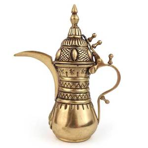 Cafetera Dallah de latón hecha a mano de alta calidad con acabado de pulido y níquel para vajilla, productos para el hogar, utensilios de cocina - Product Image 6