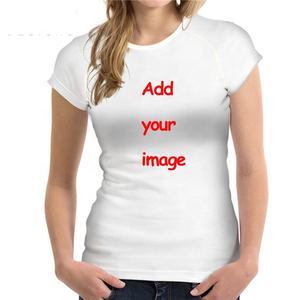 T-shirt imprimé à manches courtes et col rond pour femmes de qualité supérieure - Product Image 2