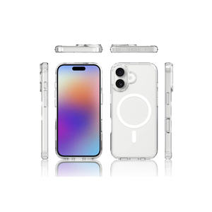 Funda Rígida Transparente de PC Compatible con MagSafe para iPhone 17 Plus, con Relieve, Antigolpes, para Teléfono Móvil - Product Image 3