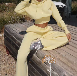 Survêtement unisexe personnalisé, uni, style hip-hop, poids lourd, 100% coton, essentiel, style court, 500 g/m², vêtements, survêtement - Product Image 5