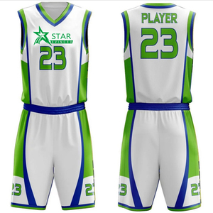 Ropa deportiva, conjuntos de uniformes de baloncesto de alta calidad, camiseta personalizada con uniforme de baloncesto por sublimación de transferencia de calor - Product Image 4