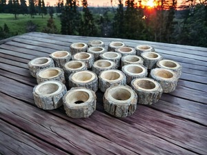 Ronds de serviette en bois personnalisés découpés au laser, design de scène ethnique, décoration de table à manger pour la maison, vente à chaud - Product Image 5