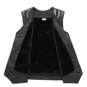 Ropa de moda 2025 Chalecos de cuero Transpirable Personalizado Buena calidad Diseño superior Chaleco de cuero - Product Image 4