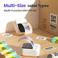 Mini Impresora Térmica 2 en 1 para Etiquetas y Plantillas de Tatuajes, Multifuncional y Portátil para Teléfono/PC, con Etiquetas Incluidas