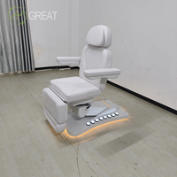 Table de massage professionnelle haut de gamme pour salon de beauté, spa, électrique, incurvée, confortable, portable, usage commercial, hôtel