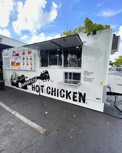 Nuevo camión de comida de cocina móvil de remolque de furgoneta de carga cerrada de acero galvanizado para restaurantes a la venta en EE. UU. - Product Image 4